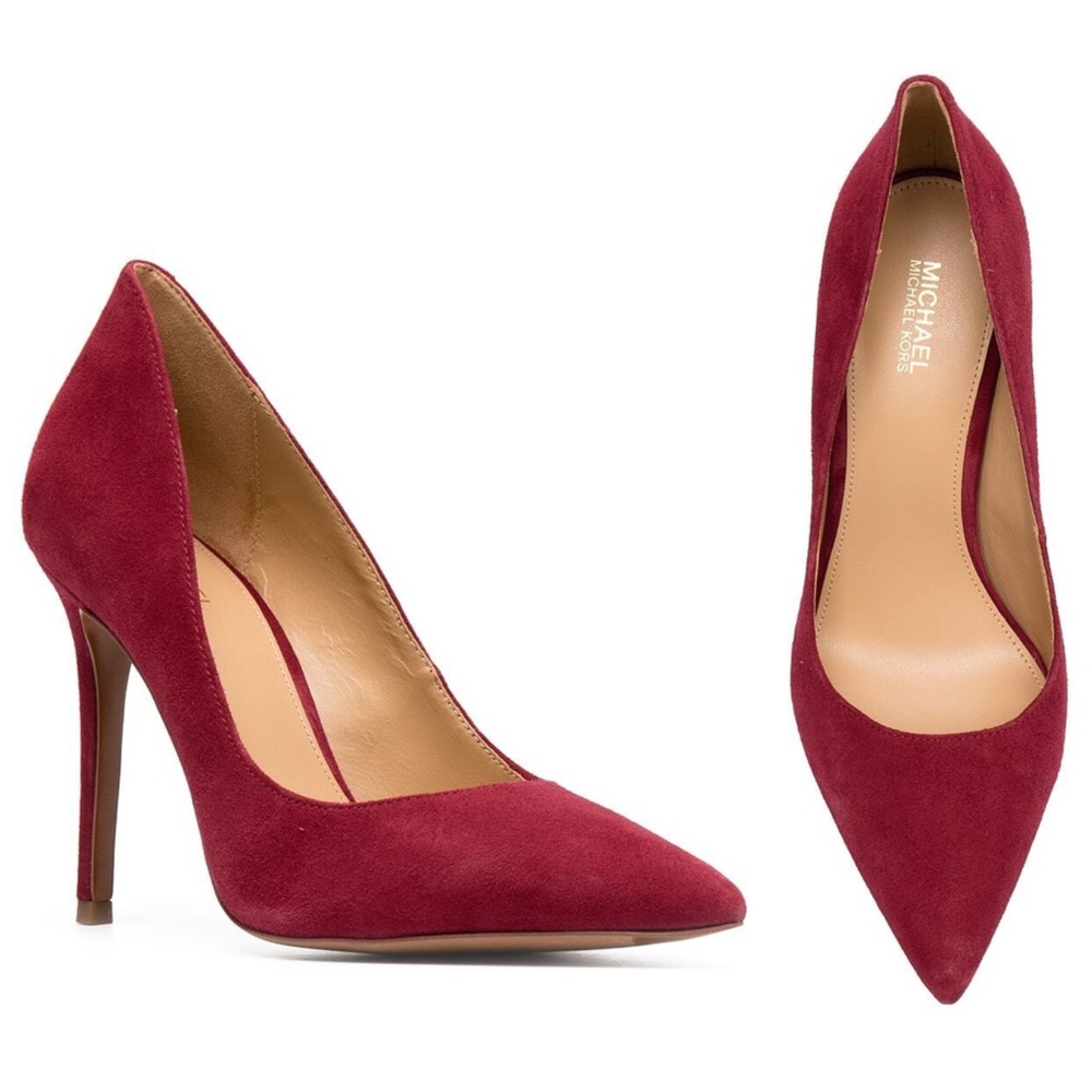 MICHAEL KORS- Suede Claire Pumps